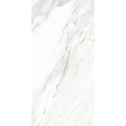 Wand- en vloertegel Loop Marmo Bianco - Keramiek - Wit - 30x60cm - Pakketinhoud 1,51m²