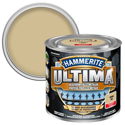 Laque métal Hammerite Ultima or 250ml