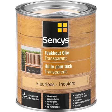Sencys teakolie kleurloos 750ml 2