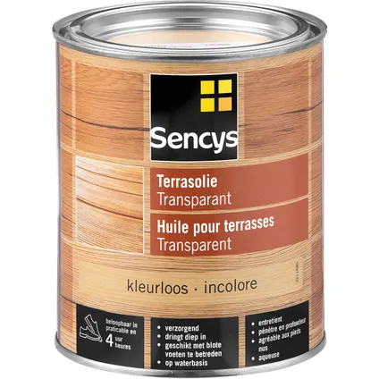 Sencys terrasolie kleurloos 750ml 2