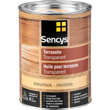 Sencys terrasolie kleurloos 2,5L 2