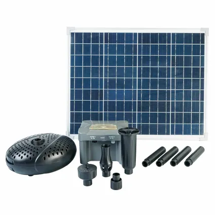Ubbink SolarMax 2500 set met zonnepaneel, pomp en accu 2
