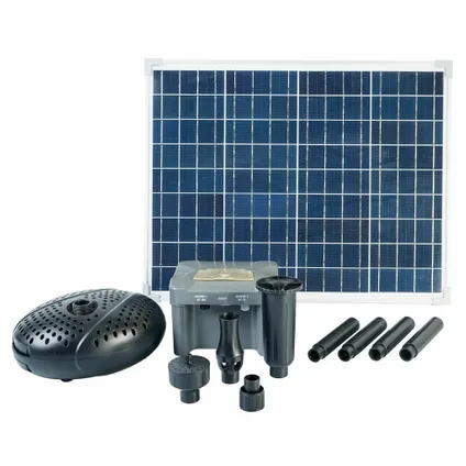 Ubbink SolarMax 2500 set met zonnepaneel, pomp en accu 4