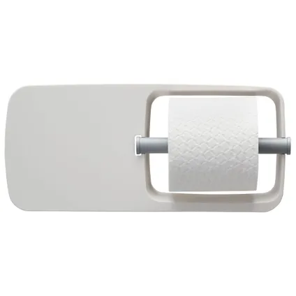 Porte-rouleau papier toilette Tiger Tess avec tablette blanc/gris clair 4