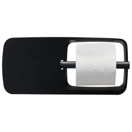 Porte-rouleau papier toilette Tiger Tess avec tablette noir/anthracite 4
