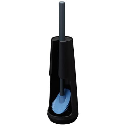 Porte-brosse WC Tiger Tess autoportante avec brosse flexible Swoop® noir/anthracite