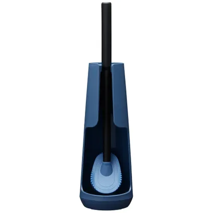 Porte-brosse WC Tiger Tess autoportante avec brosse flexible Swoop® bleu/noir 2