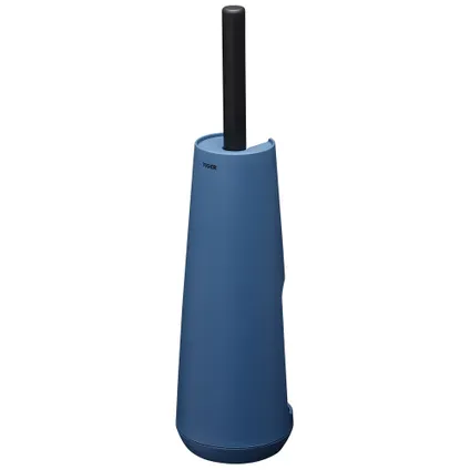 Porte-brosse WC Tiger Tess autoportante avec brosse flexible Swoop® bleu/noir 3