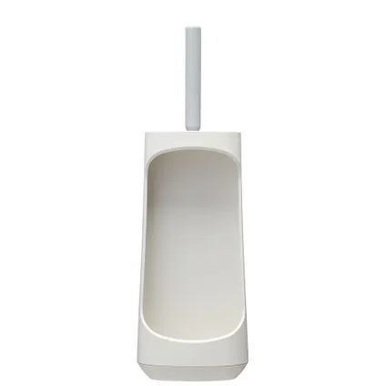 Tiger Tess toiletborstelhouder met opbergfunctie vrijstaand en Swoop® borstel flexibel wit/lichtgrijs 4