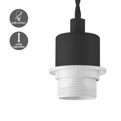 Home Sweet Home hanglamp Armis mat zwart ⌀10cm E27 5