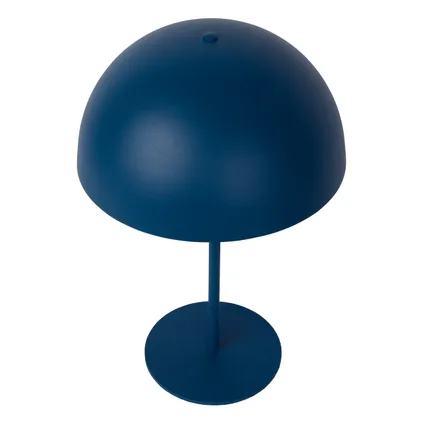 Lucide tafellamp Siemon donkerblauw Ø25cm E14 3