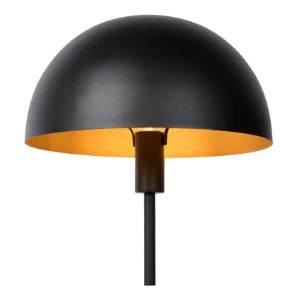 Lucide tafellamp Siemon zwart Ø25cm E14 3
