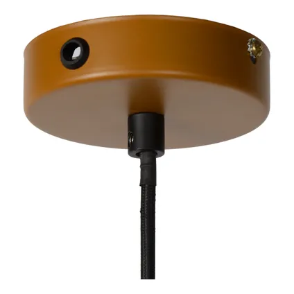 Lucide hanglamp Jerrel bruin Ø25cm E27 4