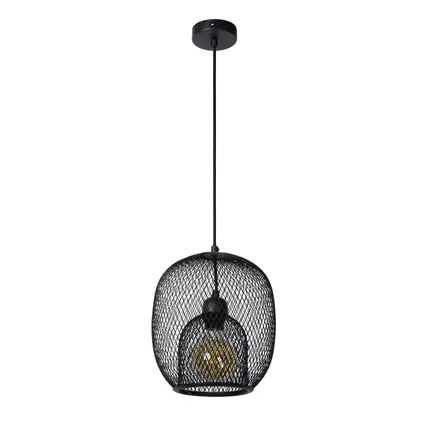 Lucide hanglamp Jerrel zwart Ø25cm E27 2