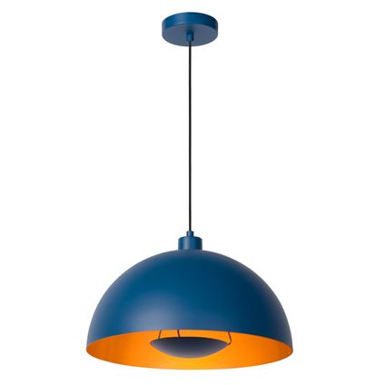 Lucide hanglamp Siemon donkerblauw Ø40cm E27