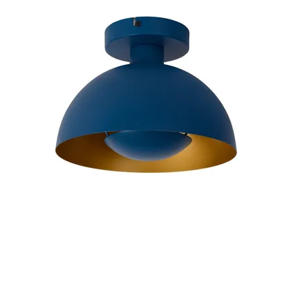 Lucide plafondlamp Siemon donkerblauw Ø25cm E27 2