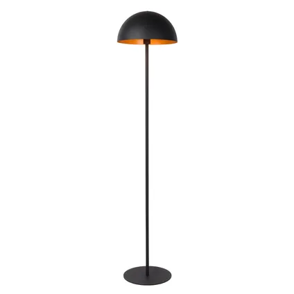 Lucide vloerlamp Siemon zwart Ø35cm E27