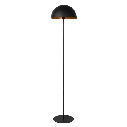 Lucide vloerlamp Siemon zwart Ø35cm E27 2