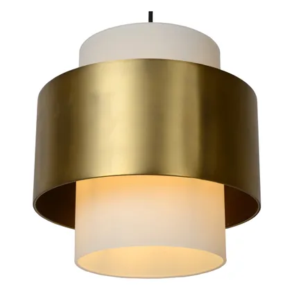 Lucide hanglamp Firmin mat goud Ø30cm E27 7