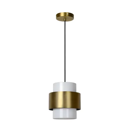 Lucide hanglamp Firmin mat goud Ø20cm E27 2