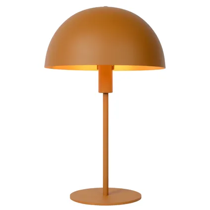 Lucide tafellamp Siemon okergeel Ø25cm E14
