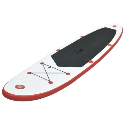 VidaXL paddleboard set opblaasbaar rood-wit 300cm 2