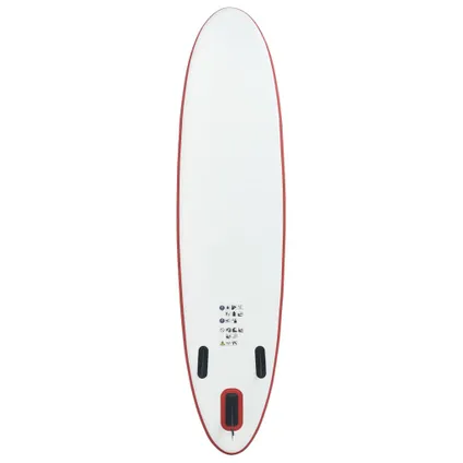 VidaXL paddleboard set opblaasbaar rood-wit 300cm 4