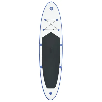 VidaXL paddleboard set opblaasbaar blauw-wit 300cm 3