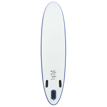 VidaXL paddleboard set opblaasbaar blauw-wit 300cm 4