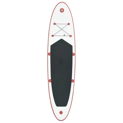 VidaXL paddleboard set opblaasbaar rood-wit 360cm 3