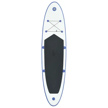VidaXL paddleboard set opblaasbaar blauw-wit 360cm 3