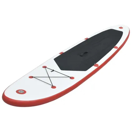VidaXL paddleboard set opblaasbaar rood-wit 390cm 2