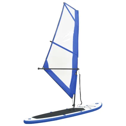 VidaXL paddleboard zeilset opblaasbaar blauw-wit 330cm