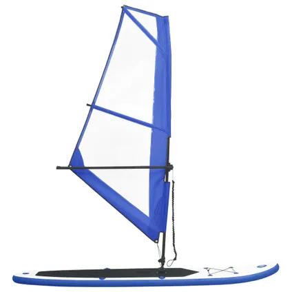 VidaXL paddleboard zeilset opblaasbaar blauw-wit 330cm 2