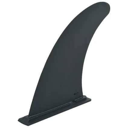 VidaXL middenvin paddleboard kunststof zwart 18,3x21,2cm