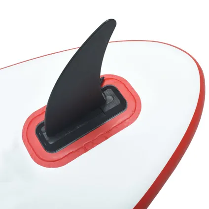 VidaXL middenvin paddleboard kunststof zwart 18,3x21,2cm 2