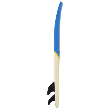 VidaXL surfplank schuim/kunststof blauw-crème 170cm  4
