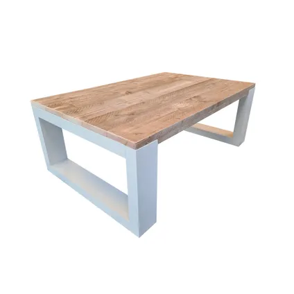 Table basse Wood4You New orleans bois de récupération 140x90x43cm