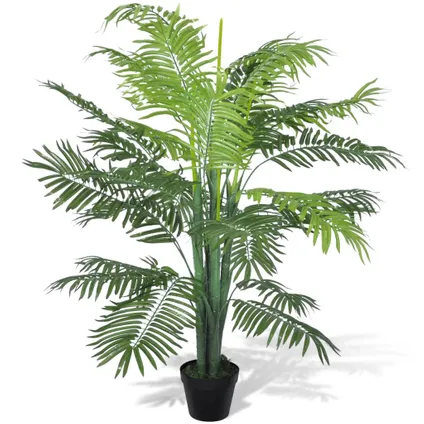 VidaXL kunstplant Phoenix palmboom + pot 130cm