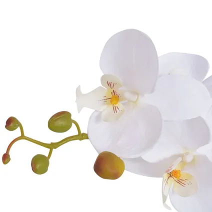 VidaXL kunstplant orchidee + pot wit 65cm 2
