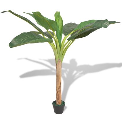 VidaXL kunstplant bananenboom + pot 150cm