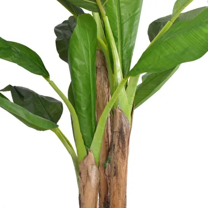VidaXL kunstplant bananenboom + pot 150cm 2