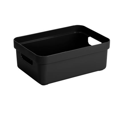 Sunware opbergbox Sigma Home Box 9l zwart 352x253x122mm
