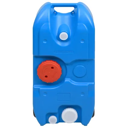 VidaXL watertank wielen draagbaar blauw 40L 2