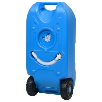 VidaXL watertank wielen draagbaar blauw 40L 4