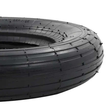 VidaXL kruiwagenband 3.50-8 4PR rubber 5