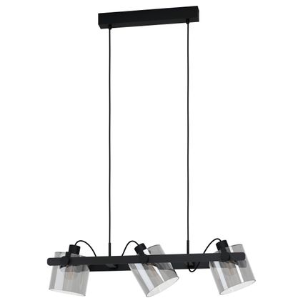 EGLO hanglamp Hornwood zwart E27 40W