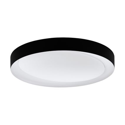 EGLO plafondlamp Laurito zwart led ⌀49cm 24W