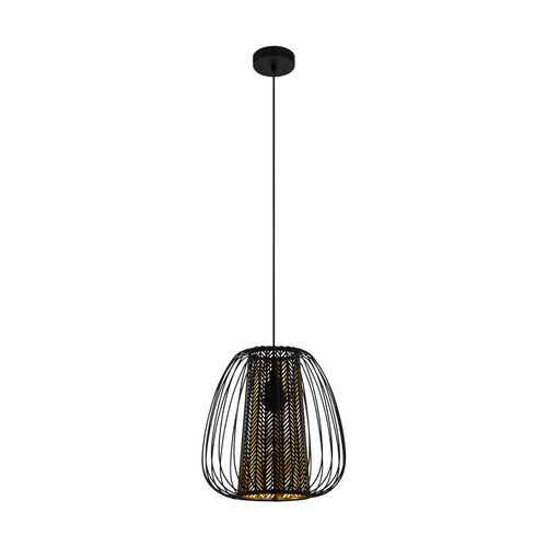 EGLO hanglamp Curasao zwart ⌀33,5cm E27 40W