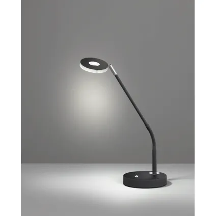 Lampe de bureau Fischer & Honsel Dent noir LED 6W 3